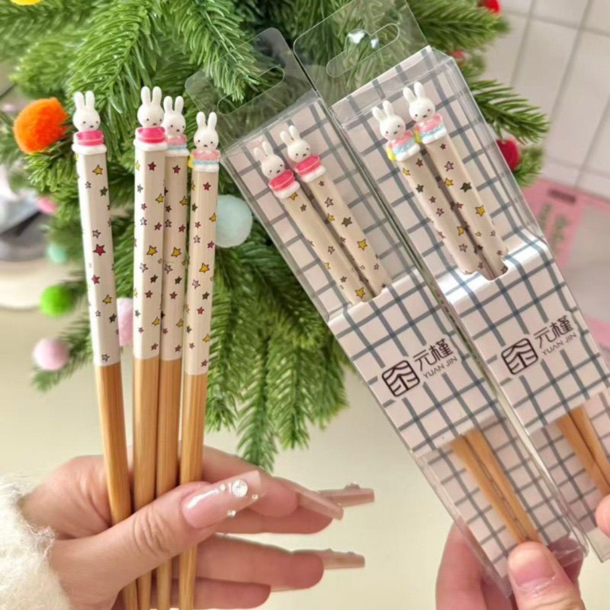 Kitchen Appliances Set - Kawaii Nijntje Konijn Eetstokjes Leuke Cartoon