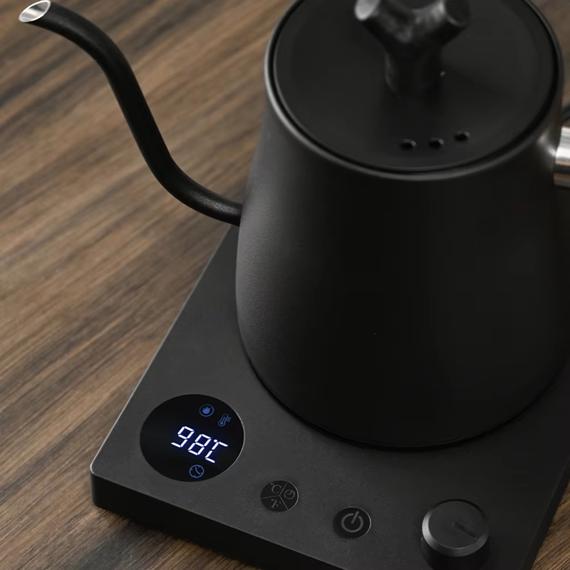 Electric Kettle Gooseneck - 1000ml elektrische waterkoker met zwanenhals, roestvrij