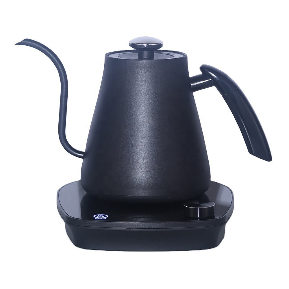 Electric Kettle Gooseneck - Slimme elektrische gooseneck waterkoker met houtnerfdesign
