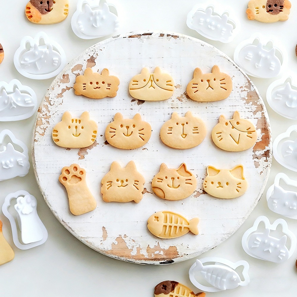 Kitchen Appliances Store - Schattige Kitten DIY Stempel Koekjesvormpjes Bakvorm