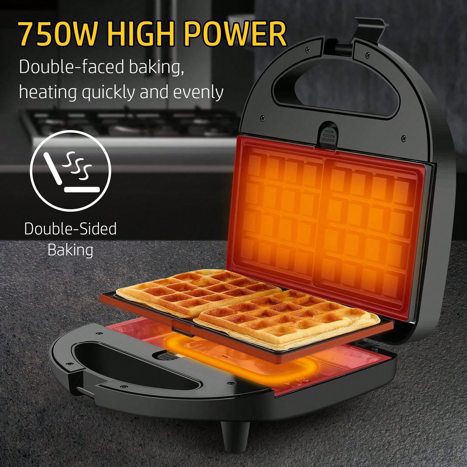 3-in-1 Sandwich-wafelijzer 750 - Sandwich Press Grill recensie en prijs