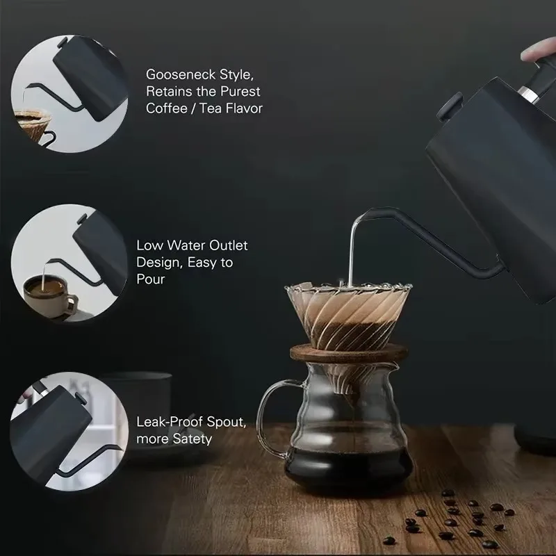 1-delige elektrische waterkoke - Electric Kettle Gooseneck recensie en prijs
