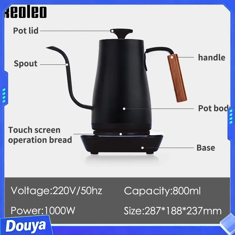 XEOLEO Koffieketel Zwanenhalsk - Electric Kettle Gooseneck recensie en prijs