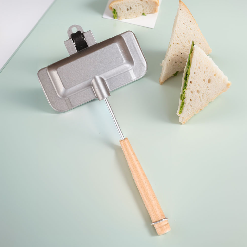 Hotdog-toaster, antiaanbaklaag - Sandwich Press Grill recensie en prijs