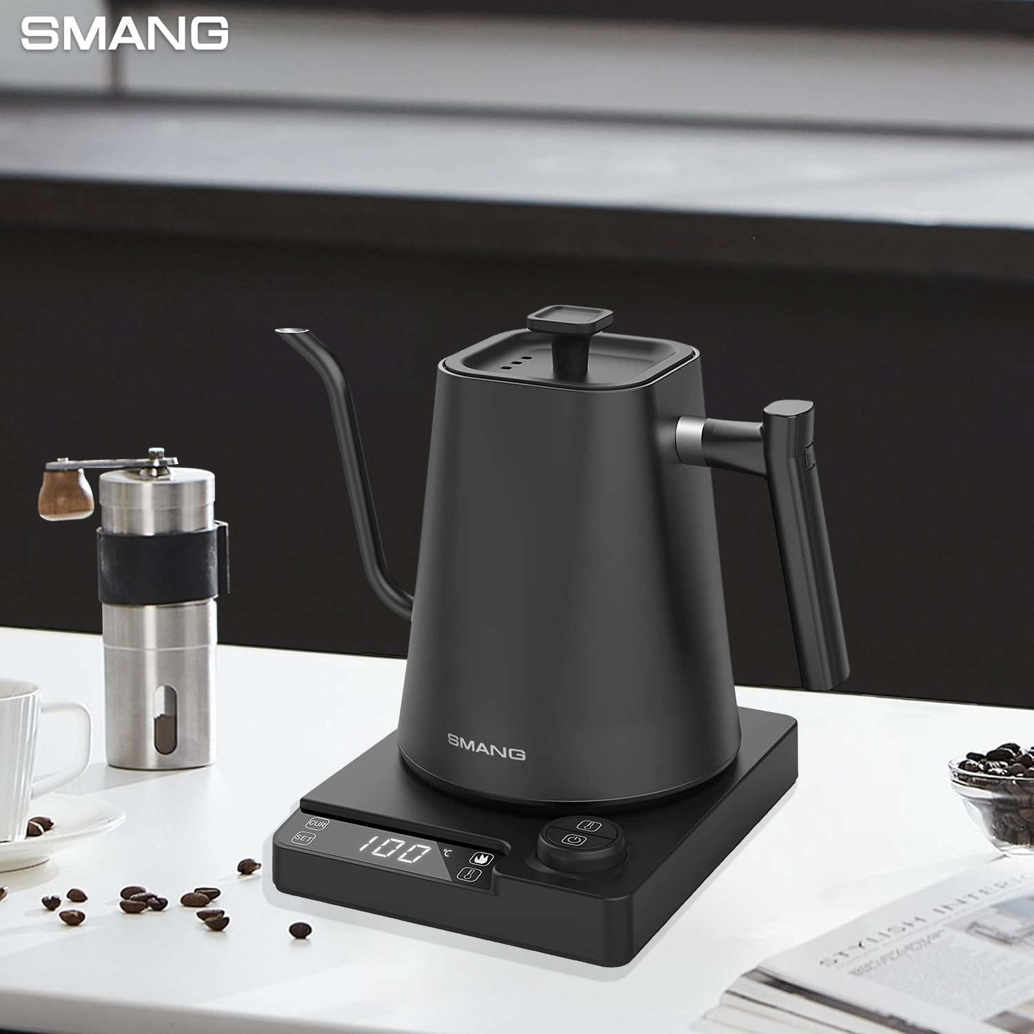 SMANG 1200W Zwanenhals Elektri - Electric Kettle Gooseneck recensie en prijs