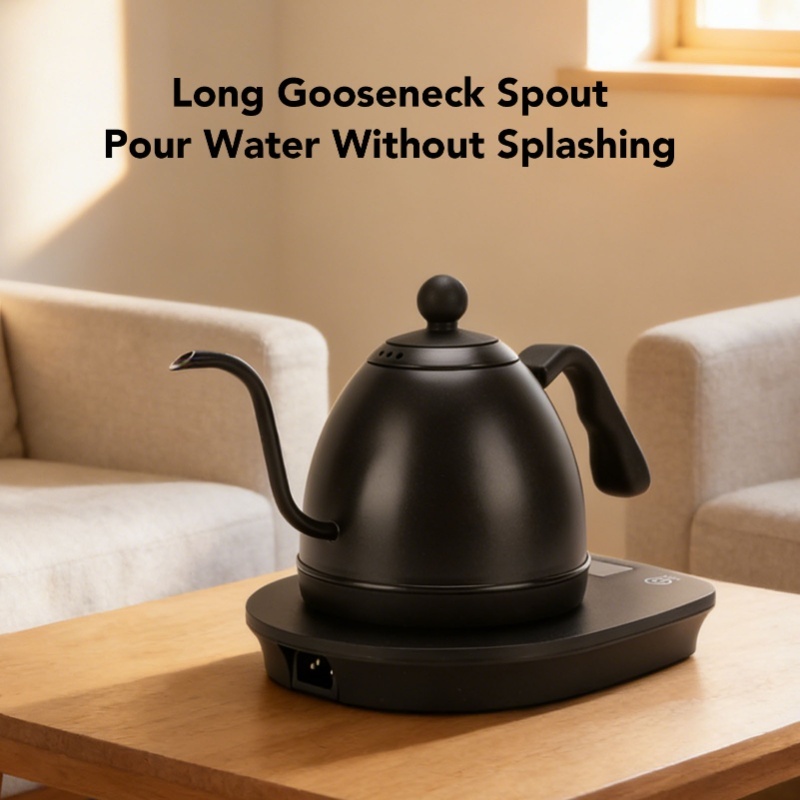 1000W Elektrische Zwanenhals W - Electric Kettle Gooseneck recensie en prijs