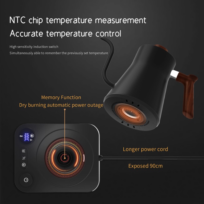 1200 Watt Intelligente elektri - Electric Kettle Gooseneck recensie en prijs
