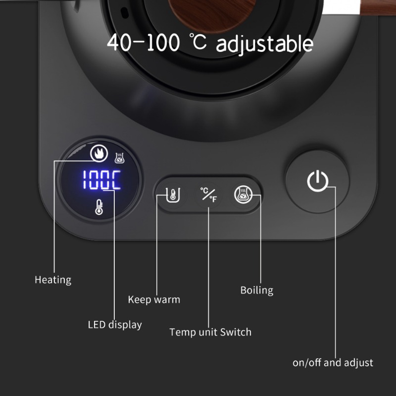 1200 Watt Intelligente elektri - Electric Kettle Gooseneck recensie en prijs