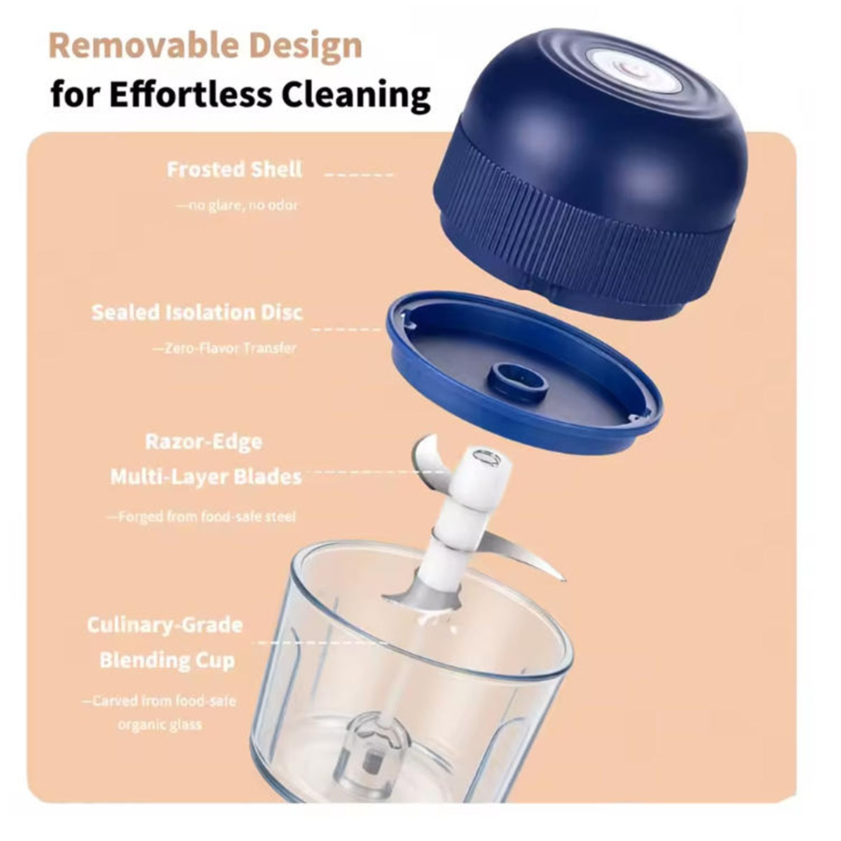 1PC Elektrische Knoflook Chopp - Kitchen Appliances Restaurant recensie en prijs